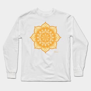 Autumn Sunrise Mandala Long Sleeve T-Shirt
